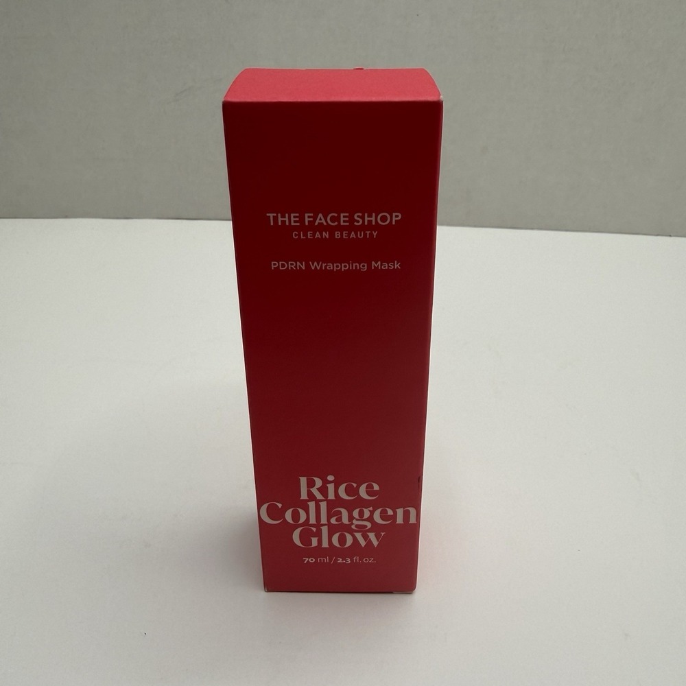 The Face Shop Rice Collagen Glow PDRN Wrapping Mask 70ml 2.3oz K-Beauty NEW